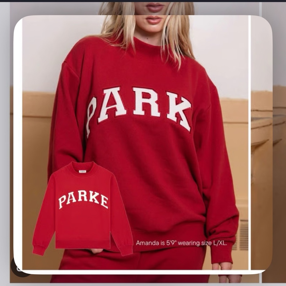 Parke Crimson Mockneck